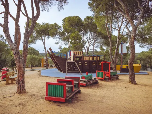 Aire de jeux au camping Roan Internacional de Calonge.