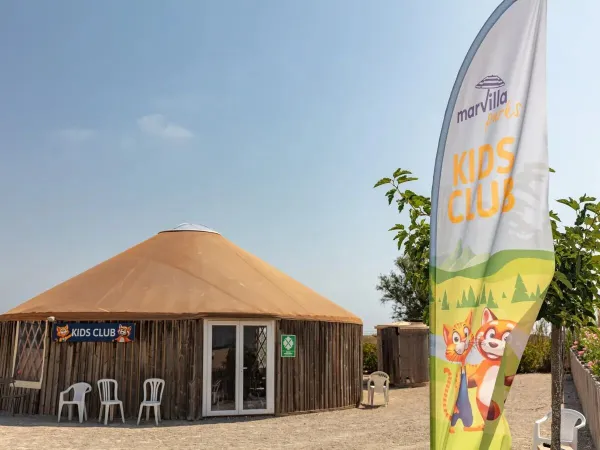 Le club enfants du camping Roan Les Dunes.